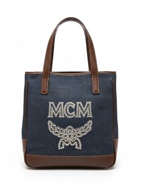 Authentic MCM DENIM Tote Bag